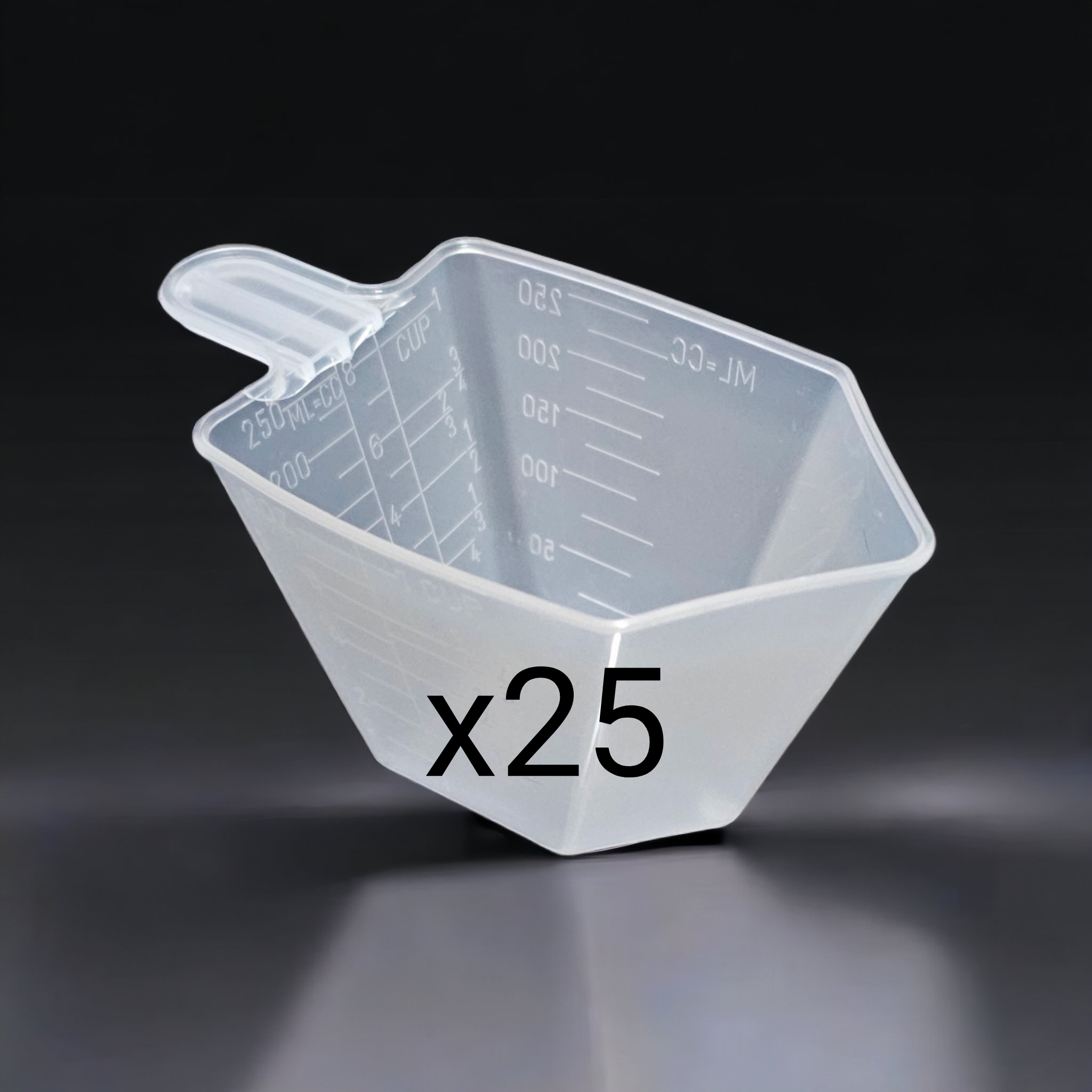 50ML Plastic Measuring Scoop 25 Gram Spoon 25g Measure Spoons